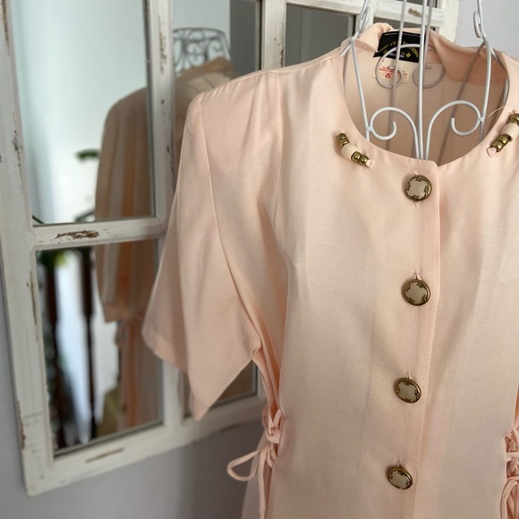 Vintage Power Shoulders Dress 👗 1960s - Picture 3 of 11